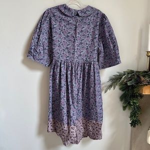 NWT Joys of Another Time Purple Cottagecore Floral Dress